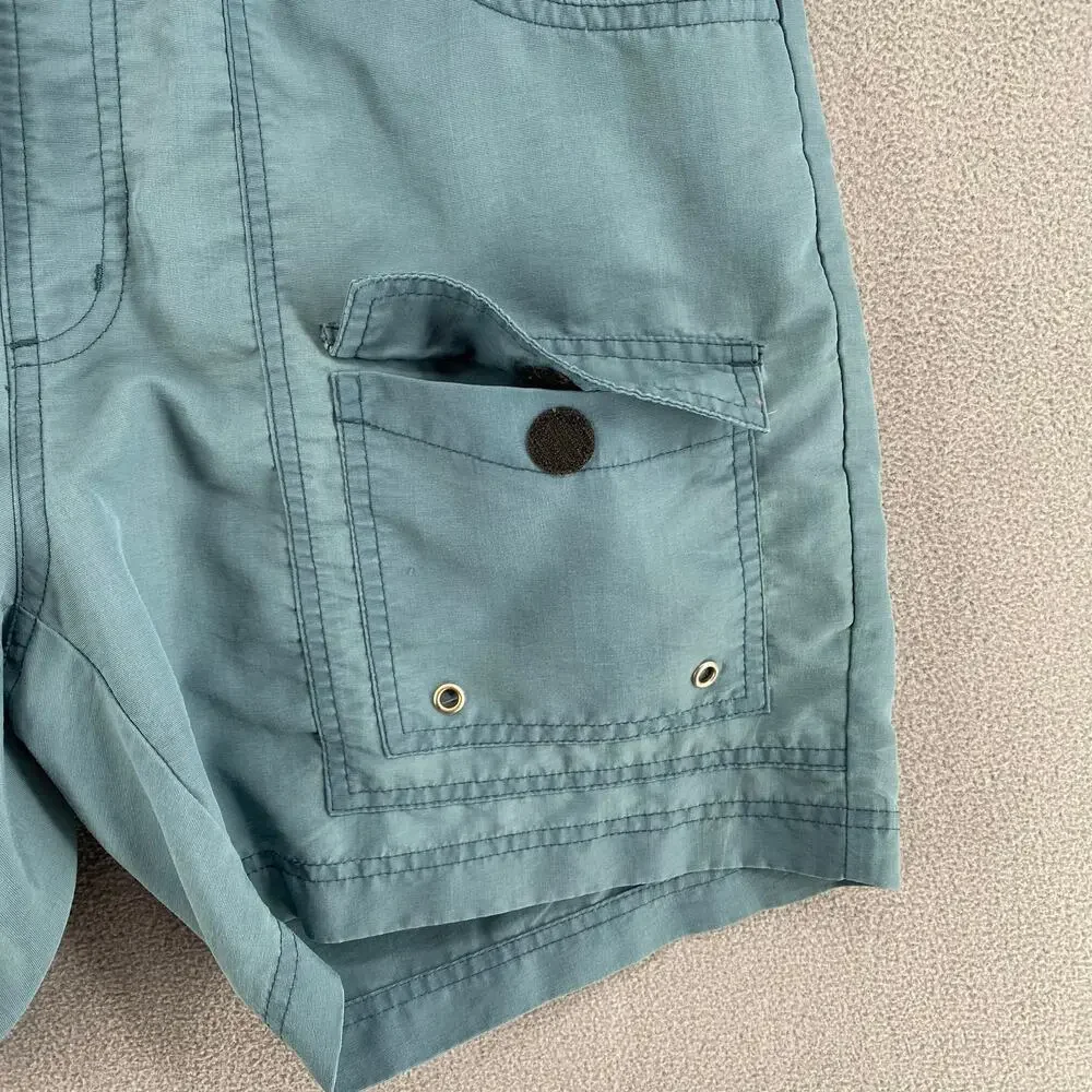 Poler Swim Trunks Shorts Mens M Blue Swim Beach Vacation Stretch Pockets Outdoor